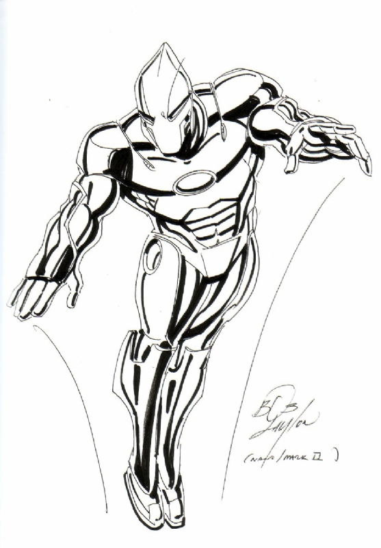 Mark II Nano Armor from Iron Man: The End - Bob Layton, in Bill Lait's ...